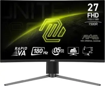 Monitor MSI MAG 27C6F, 27", Full HD, i zi