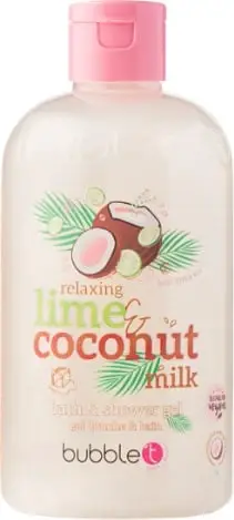 Xhel për dush Bubble T, Coconut & Lime, 500 ml