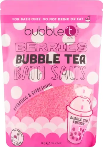 Kripë për dush Bubble T, Berries Bath Salts, 1 Kg