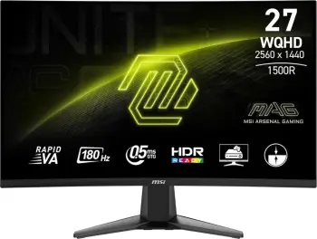 Monitor gaming MSI MAG 27CQ6F, 27", Quad HD 2560 x 1440, 180Hz, i zi