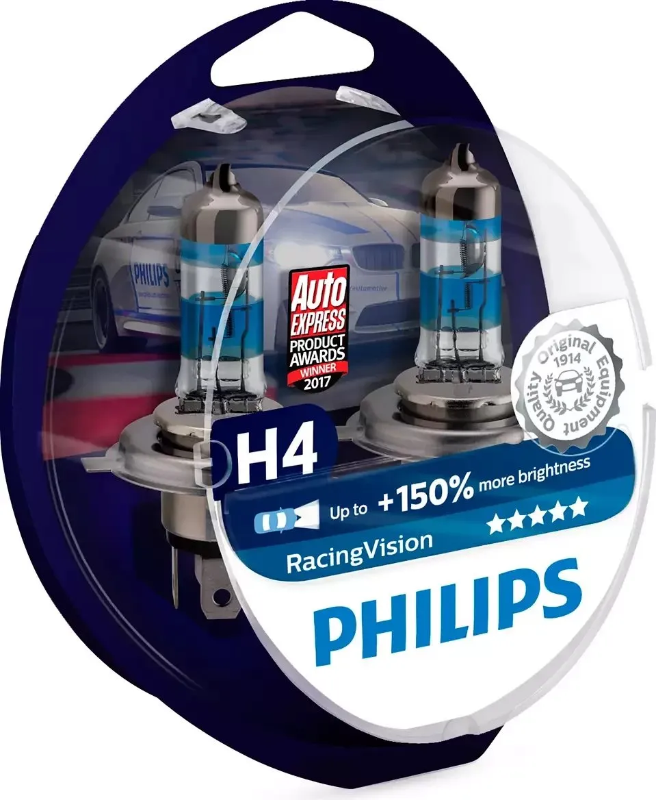 Drita Philips H4 Racing Vision +150% - 1