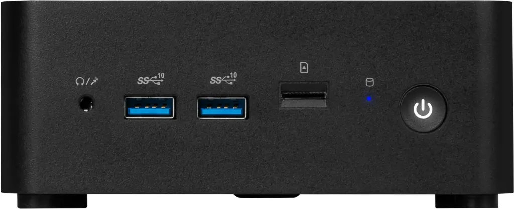 Mini PC MSI Cubi NUC 1MG-007BDE, Intel SoC, DDR5-SDRAM, 0.84L, e zezë - 1