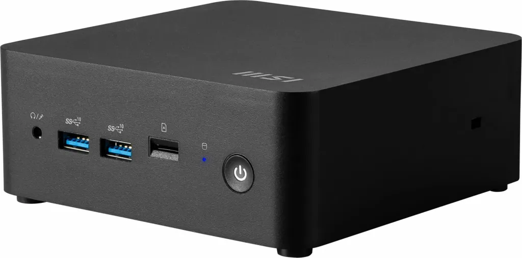 Mini PC MSI Cubi NUC 1MG-007BDE, Intel SoC, DDR5-SDRAM, 0.84L, e zezë - 3