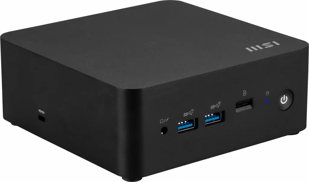 Mini PC MSI Cubi NUC 1MG-007BDE, Intel SoC, DDR5-SDRAM, 0.84L, e zezë - 8
