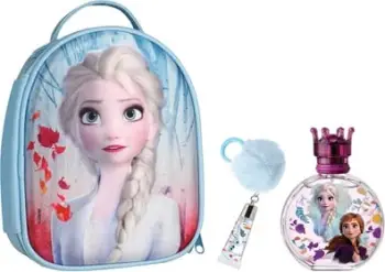 Set dhuratë Disney Frozen II, EDT, 100ml + shkëlqyes për buzë, 7ml + çantë