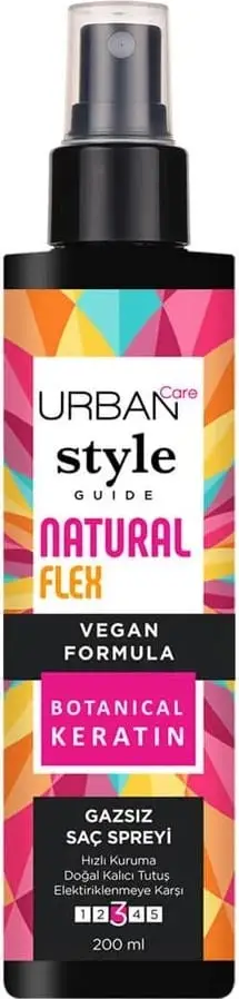 Sprej për flokë Urban Care, Guide Natural Flex, 200 ml