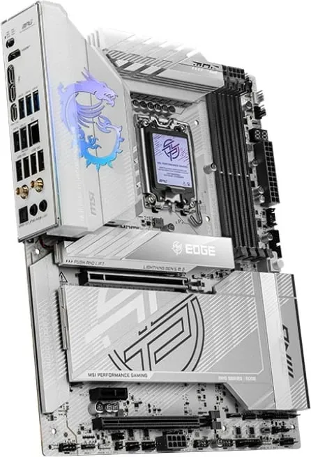 Pllakë amë MSI MPG Z890 EDGE TI WIFI, Intel Z890, LGA 1851, ATX, argjend e bardhë - 4