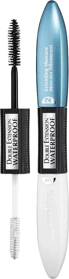 Maskarë për qerpikë L'Oreal Paris Double Extension Waterproof, Black, 7 ml - 1