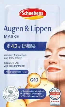 Maskë për fytyrë dhe buzë Schaebens, 4x1.5 ml, 6 ml