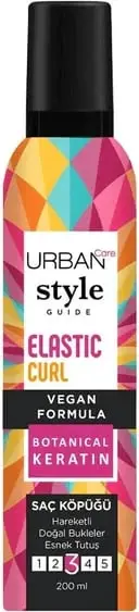 Shkumë për flokë kaçurrela Urban Care, Elastic Curl, 200 ml