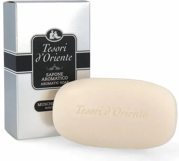 Sapun për duar Tesori d'Oriente Muschio Bianco, 125 g - 1