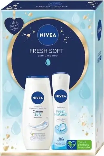 Set Nivea Fresh Soft, Deodorant 150 ml + Xhel Dushi 250 ml