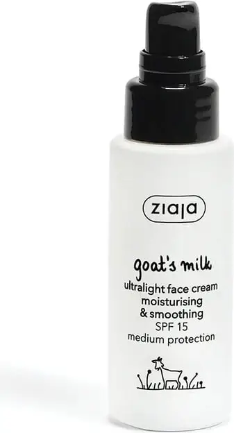 Krem për fytyrë Ziaja Goat's Milk SPF 15, 50 ml