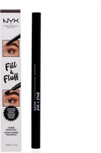 Pomadë për vetulla NYX, Fill & Fluff, Brunette, 0.2 g