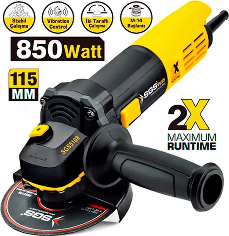 Fleks 115mm 850w SGS5108 - 2