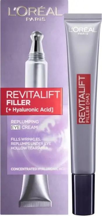 Krem kundër rrudhave për sy Loreal Paris Revitalift Filler Hyaluronic Acid, 15 ml