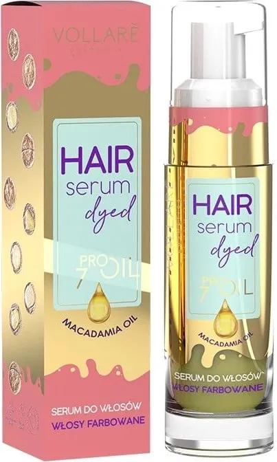Serum për flokë Vollare me vaj macadamia, 30ml - 1