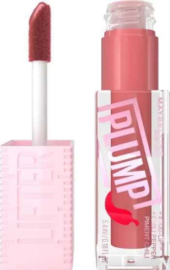 Buzëkuq i lëngshëm Maybelline Lifter Plump, 005 Peach Fever, 5.4 ml