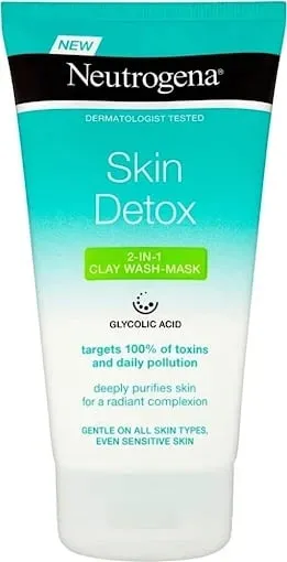 Maskë Neutrogena Skin Detox Clay Mask 2in1, 150 ml - 1