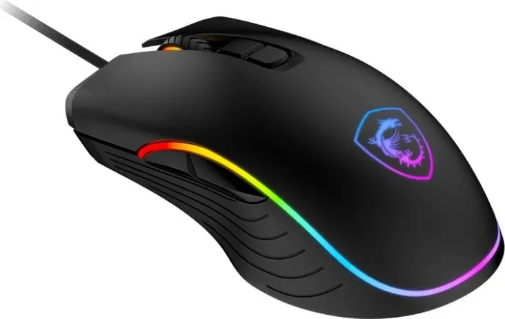Maus MSI FORGE GM300, optik, 7200 DPI, ambidextrous, i zi - 2