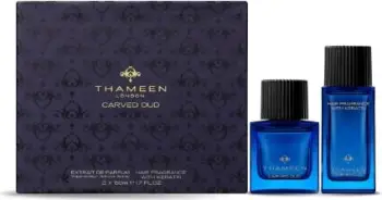 Set Perfume & Hair Mist Thameen Carved Oud, 2 x 50ml