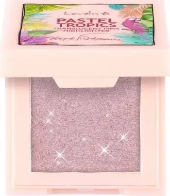 Shkëlqim për fytyrë Lovely PASTEL TROPICS, 02 Pink