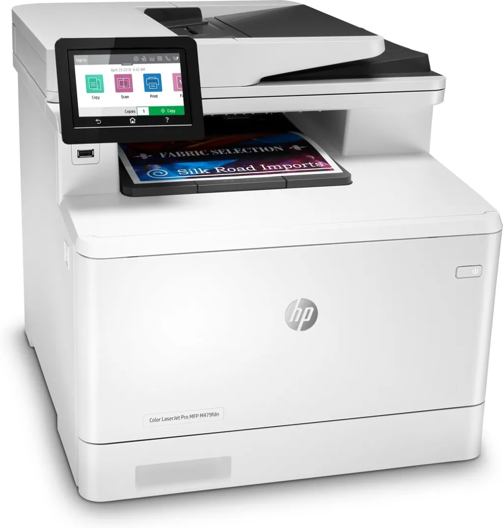 Printer HP LaserJet Pro M479fdn, i bardhë - 1