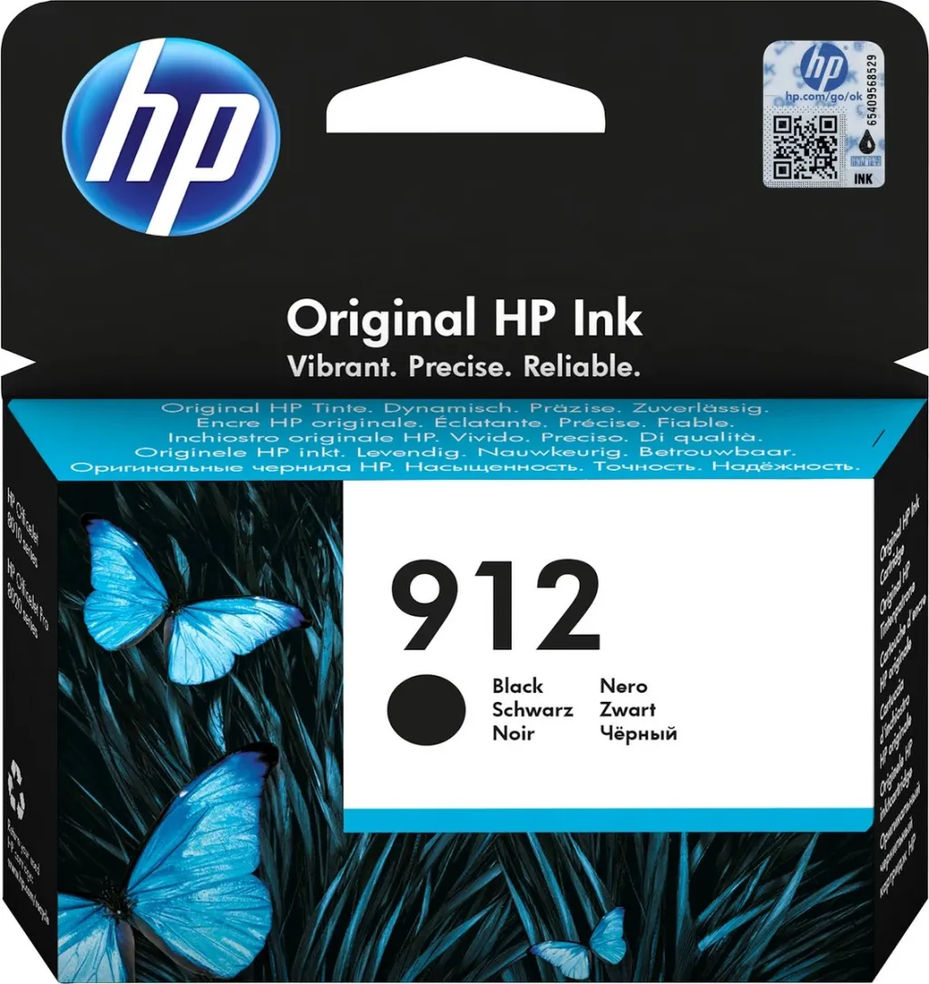 Ngjyrë për printer HP 912, 8.3 ml, e zezë - 1