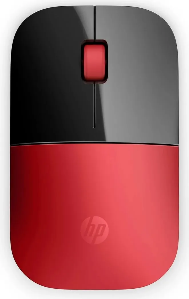 Maus HP Z3700, Wireless, 1200 DPI, i kuq - 2