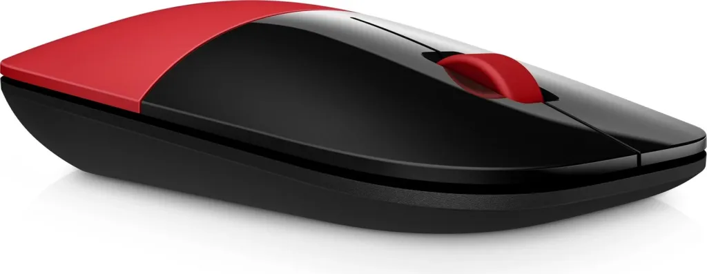 Maus HP Z3700, Wireless, 1200 DPI, i kuq - 3