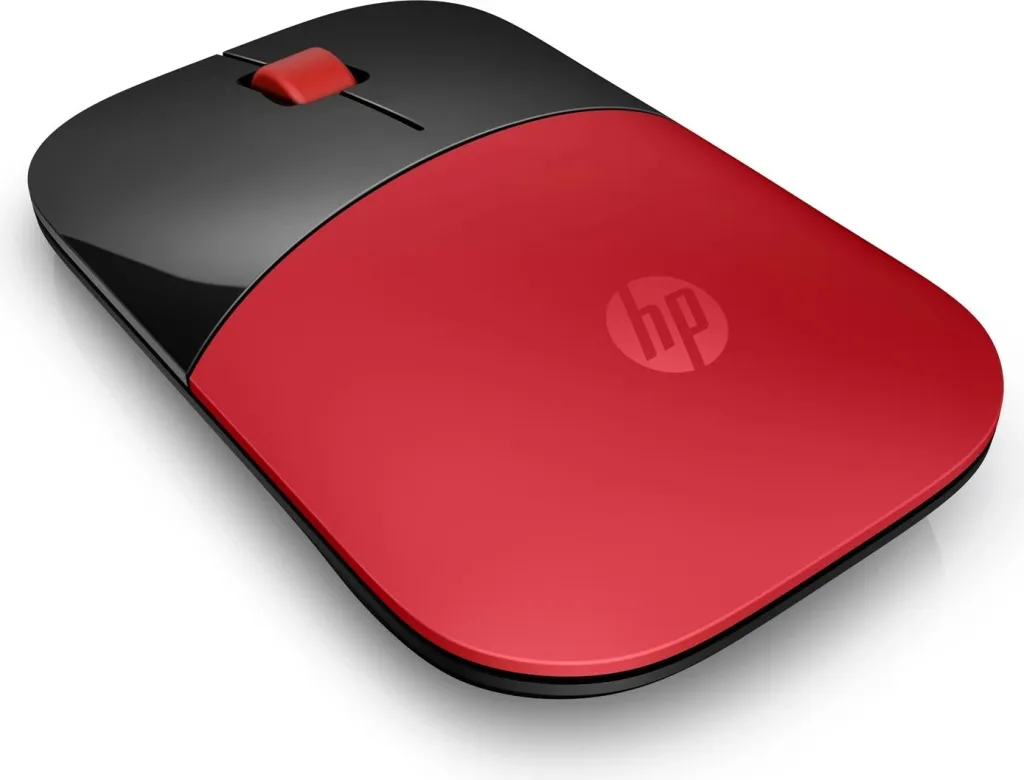 Maus HP Z3700, Wireless, 1200 DPI, i kuq - 4