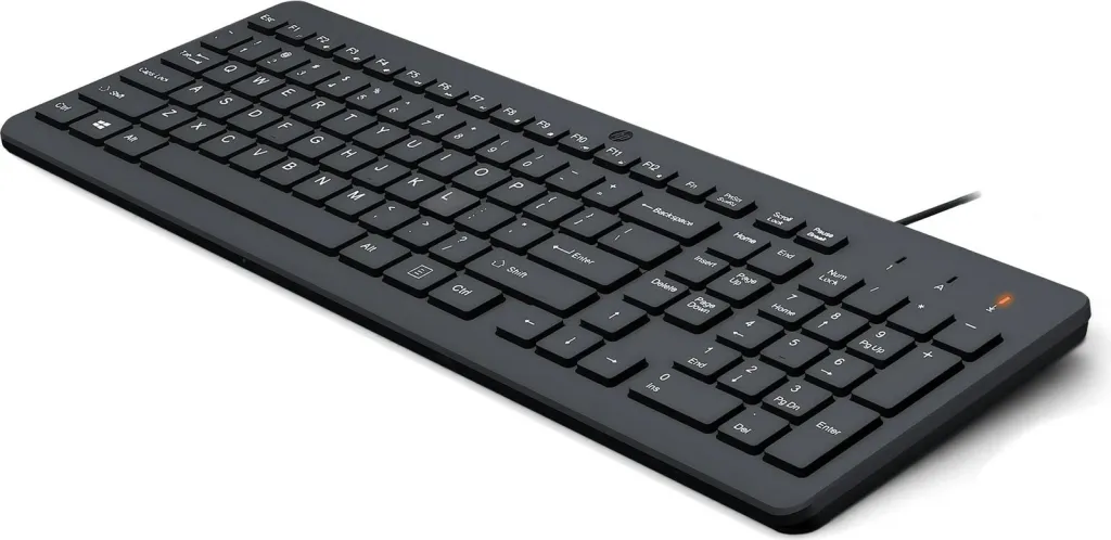 Tastierë HP 150, USB, QWERTY, e zezë - 5