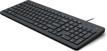 Tastierë HP 150, USB, QWERTY, e zezë
