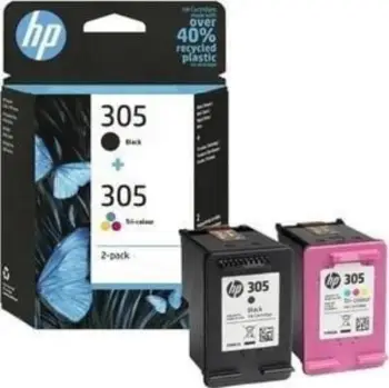 Ngjyrë për printer HP ink No. 305 2-Pack 6ZD17AE Inkjet, e kaltër/magenta/verdhë