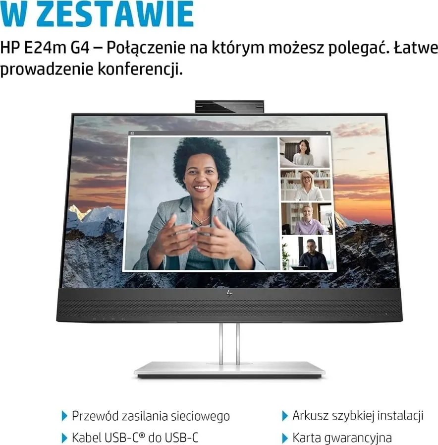 Monitor HP E24m G4, 23.8", Full HD, IPS, USB-C, i zi - 5