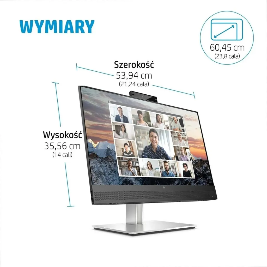 Monitor HP E24m G4, 23.8", Full HD, IPS, USB-C, i zi - 6