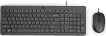 Maus + Tastierë HP 150 Combo, Qwerty, UK, të zeza
