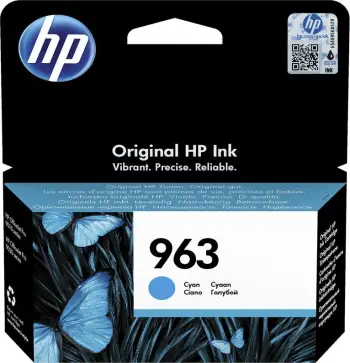 Kuti boje HP për printerin me bojë 963 Cyan 3JA23AE-3JA23AE