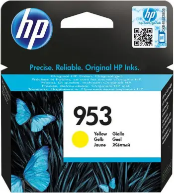 Ngjyrë Origjinale HP 953F6U14AE-BGY, e verdhë