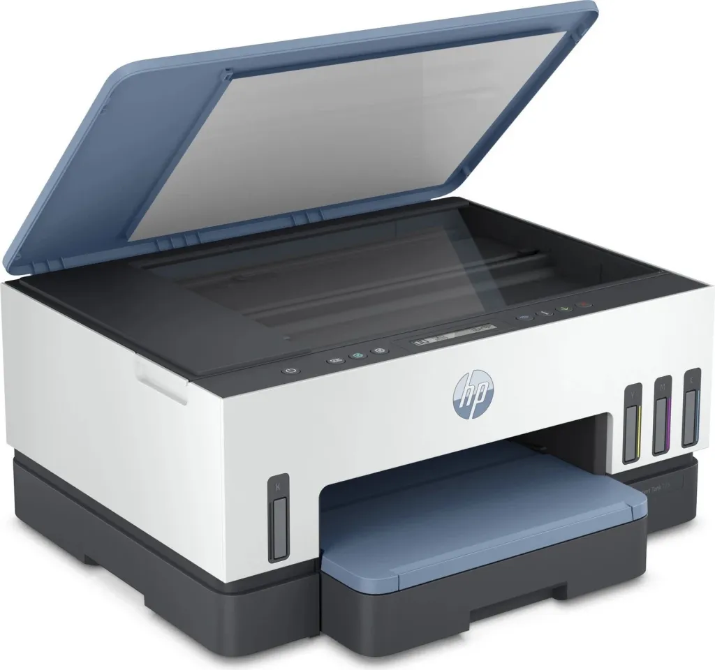 Printer HP Smart Tank 725, i bardhë / zi / kaltër - 8