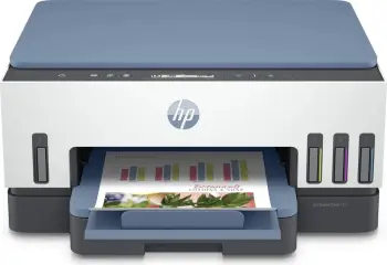 Printer HP Smart Tank 725, i bardhë / zi / kaltër