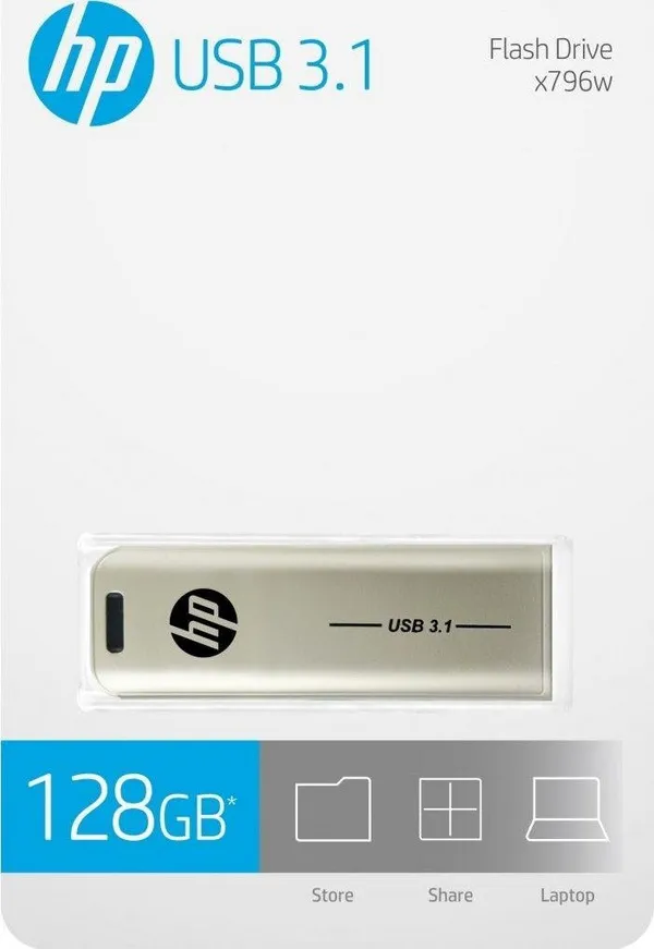 USB HP x796w pendrive, 128GB - 5