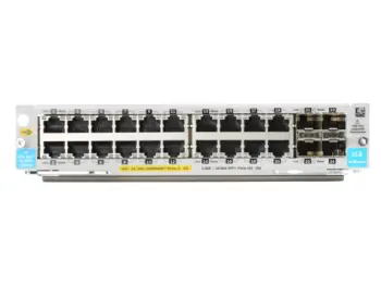 Modul zgjerimi për switch HP Enterprise 20-port 10/100/1000BASE-T PoE+ / 4-port 1G/10GbE SFP+ MACsec v3 zl2
