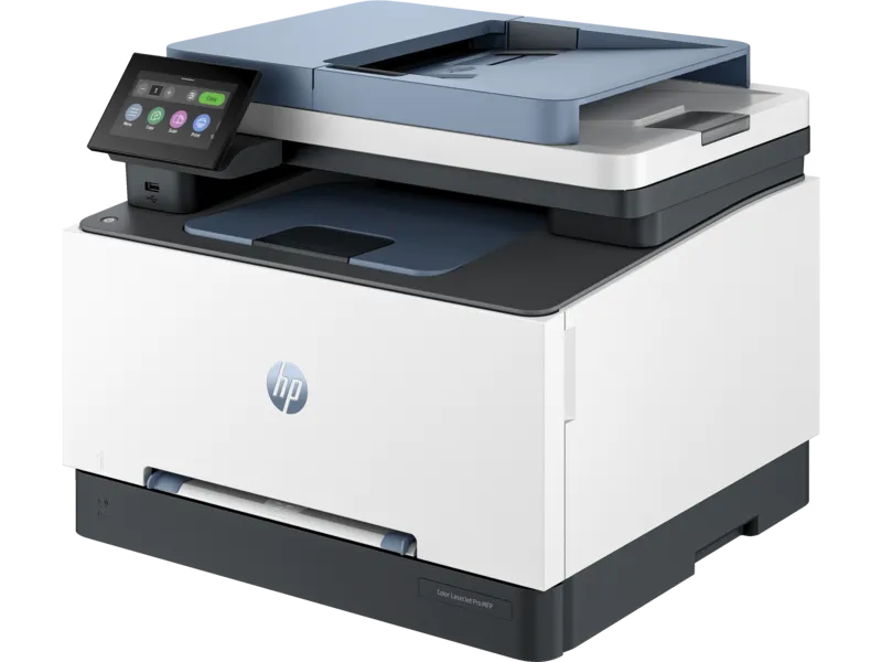 Printer HP LaserJet Color Pro MFP 3303sdw, i bardhë/kaltër - 3