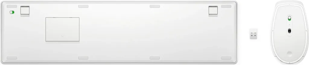 Set tastierë dhe maus HP 650 Wireless, e bardhë - 22
