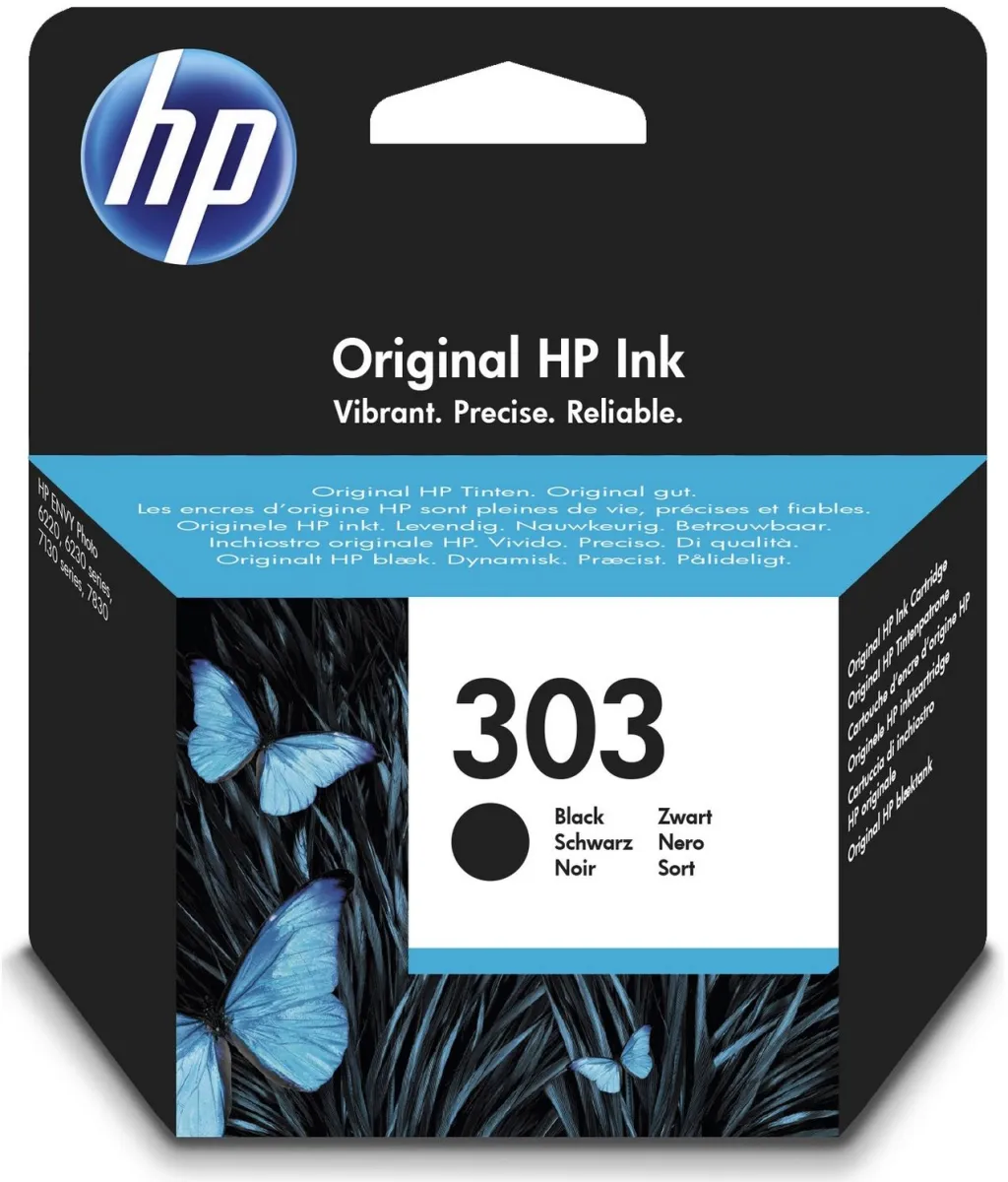 Ngjyrë për printer HP Ink 303, 4ml, e zezë - 1