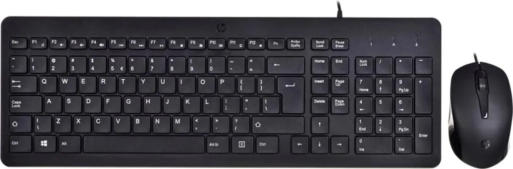 Set tastierë dhe maus HP 100, i zi - 1