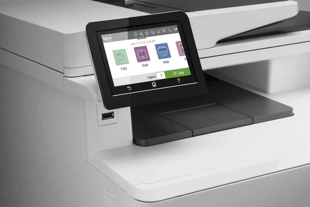 Printer multifunksional HP LaserJet Pro M479fdw, A4, USB/Ethernet/Wi-Fi, i bardhë - 6