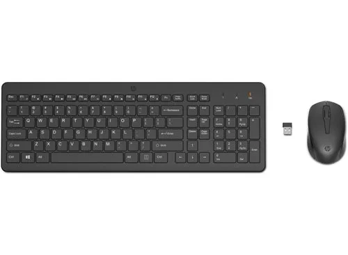 Set tastierë dhe maus Hewlett Packard 330, Wireless, ENG, e zezë - 1