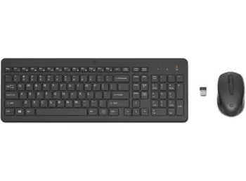 Set tastierë dhe maus Hewlett Packard 330, Wireless, ENG, e zezë